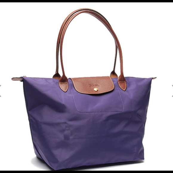 Longchamp Le Pliage Large Tote Amethyst New